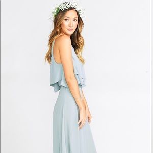 ShowMeYourMumu Bridesmaid King Crop Top&Maxi Skirt